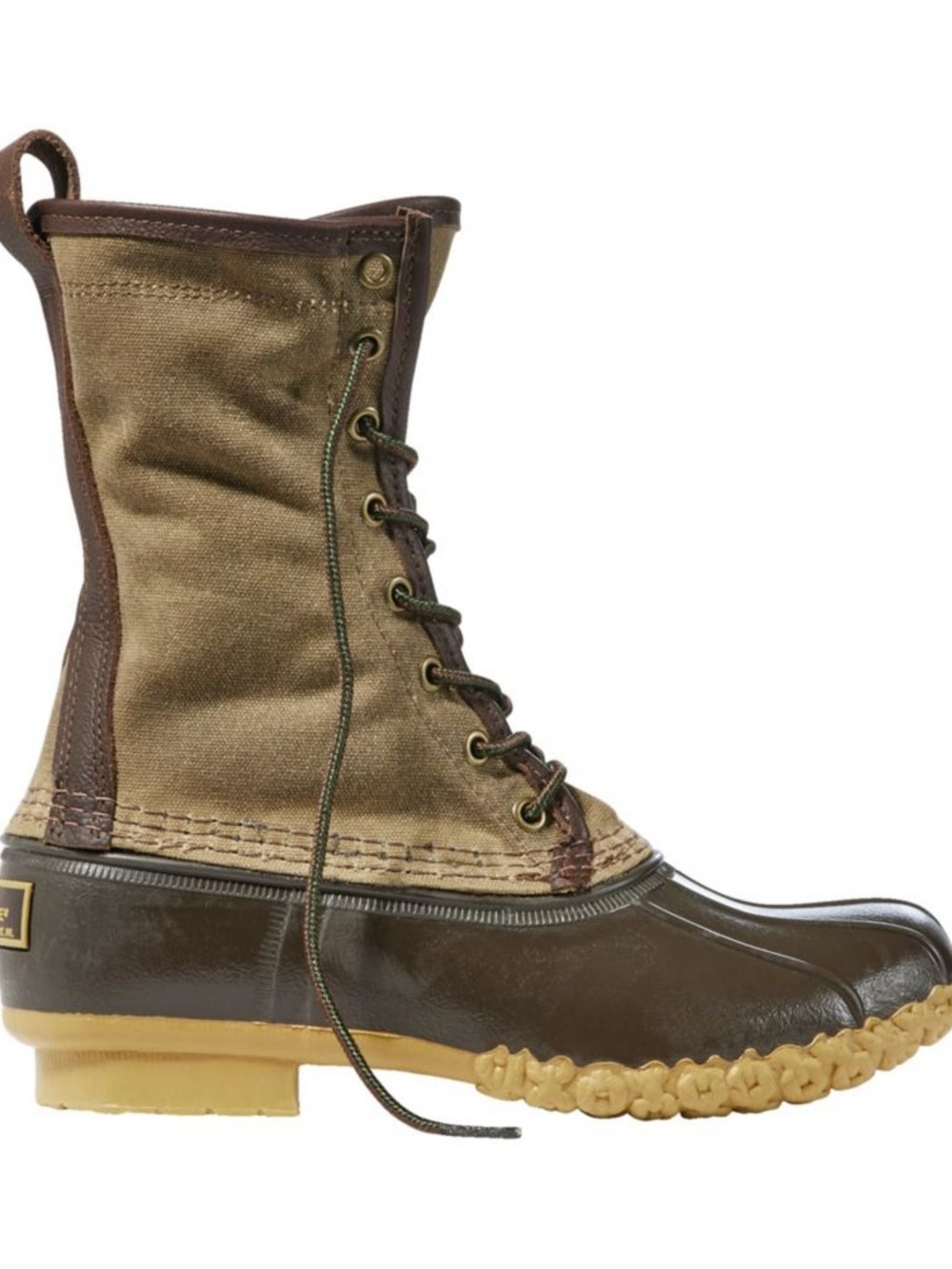 L.L. Bean Waxed-Canvas Maine Hunting Shoes Bean Boots